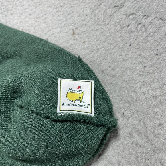 Masters Hat Beanie Mens One Size Green Golf American Needle Knit Winter - Picture 8 of 10